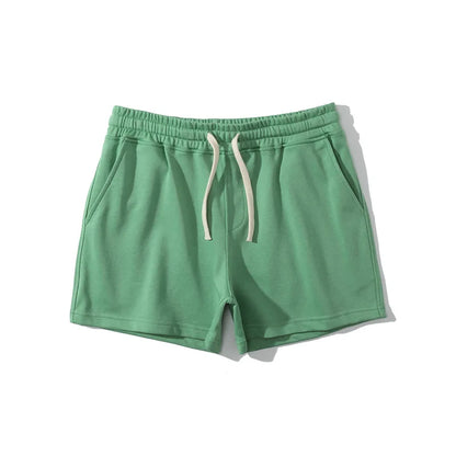 Cotton Running Shorts For Men Gym Fitness Home Casual Sport Underwear Yoga Workout Training Loose Boxers Super Short Pants Sweat