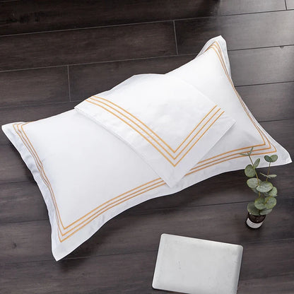 1pc Luxury 100% Egyptian Cotton Embroidery 5 stars Hotel Pillowcases