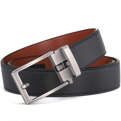 Men Luxury Buckle Genuine Leather Belt