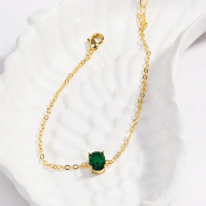 Mix Style Green Micro-inlaid Zircon Tennis Bracelet for Women 2025 New Men Bracelet Homme Jewelry Accessories Wholesale
