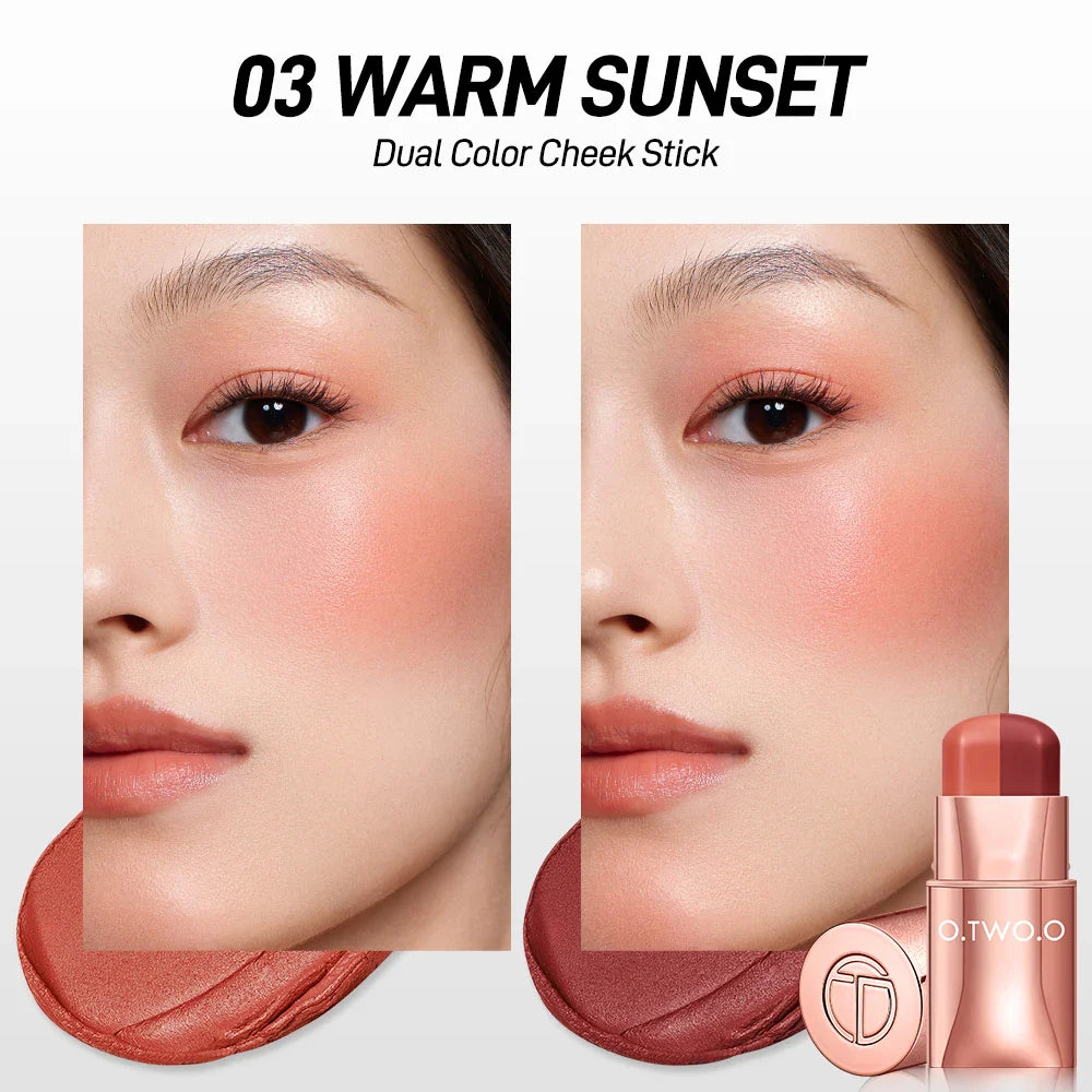 Makeup Multi-Stick 3-in-1 Lipstick Eye Cheek Smooth Light Longwear Cream