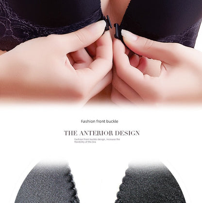 Women Front Buckle Sexy Push up Bra