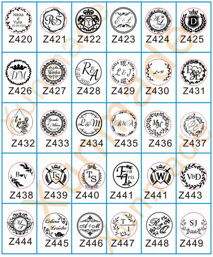 Custom Initials Embosser stamp,Book Embosser Personalized Wedding Embossing Stamp, Address Stamp, Form the Library Embosser