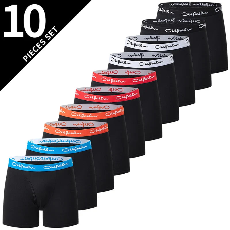 5/10 Pack Multi-size Men's Short Boxers Leisure Sports Elastic Waist