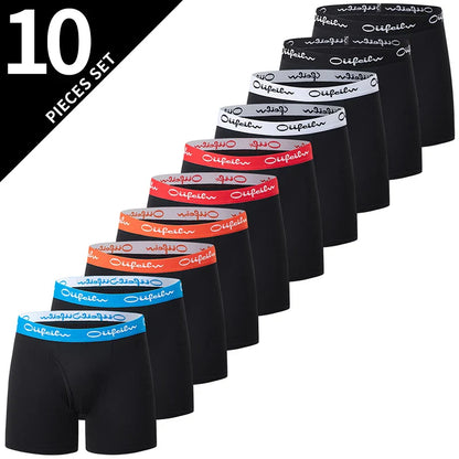 5/10 Pack Multi-size Men's Short Boxers Leisure Sports Elastic Waist