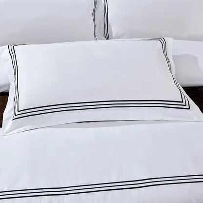 1pc Luxury 100% Egyptian Cotton Embroidery 5 stars Hotel Pillowcases