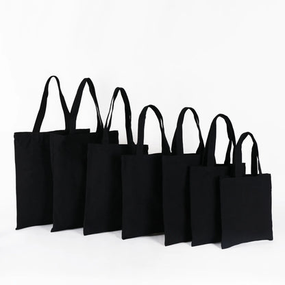 Bulk Wholesale 100pcs/Lot Reusable Cotton Bag Custom Canvas Shopping Tote Bags with Logo