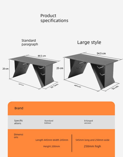 Lightweight Multi-Functional Tablet Folding Table