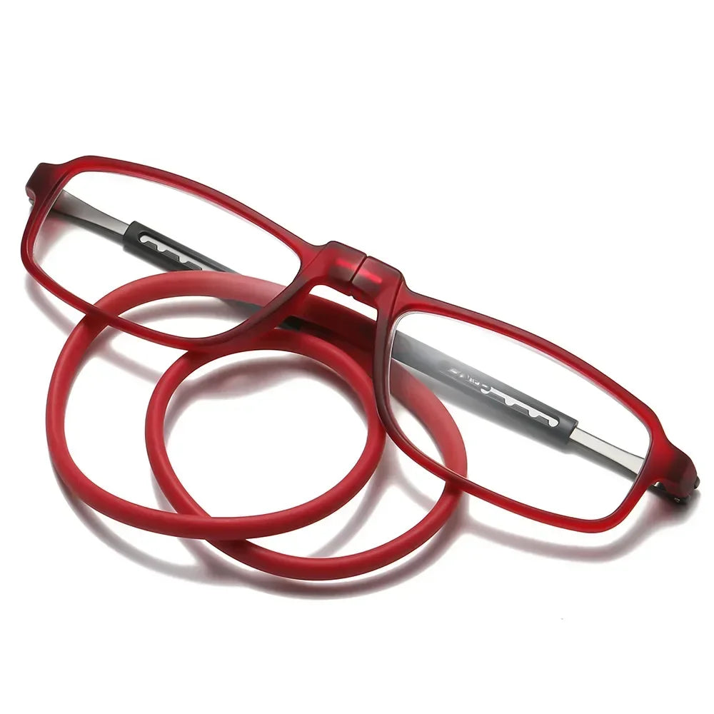 DML Ultralight Reading Men Women Glasses Hanging Stretch Anti-fatigue Presbyopia Unisex Glasses Diopter +1.5+3.5