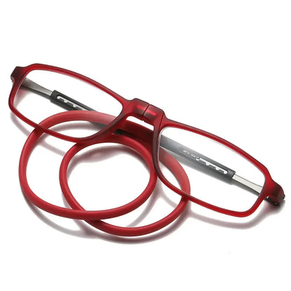 DML Ultralight Reading Men Women Glasses Hanging Stretch Anti-fatigue Presbyopia Unisex Glasses Diopter +1.5+3.5