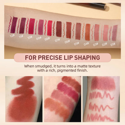 2pc Lipstick Lip liner Pencil Waterproof Long Lasting