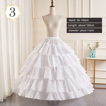 Mid Length Long Length Lolita Dress Inner Wear Wedding Dress Underskirt