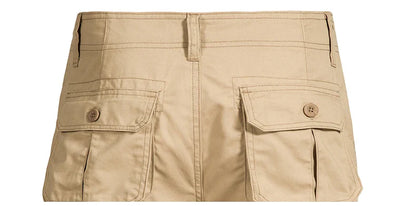 Men's Shorts Loose Large Size Multi-Pocket Overalls Summer Cotton Comfortable Short Pants Outdoor Casual Sports Beach Pants