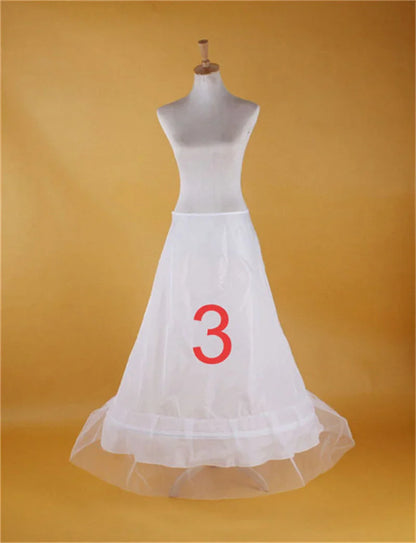 Bridal Wedding Petticoat Underskirt Prom Hoop Crinoline Fancy Skirt Slip 11 Styles Customized