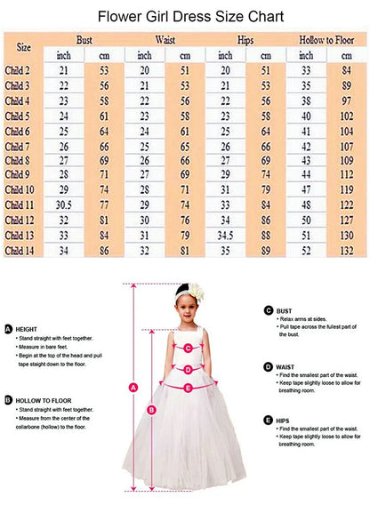 Elegant Puffy Sleeves Flower Girl Dresses for Wedding Robe A-Line First Communion Pageant Party Gowns