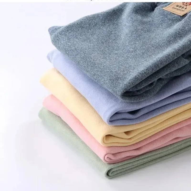 Boys & Girls Fleece Warm Render Pants Winter Velvet