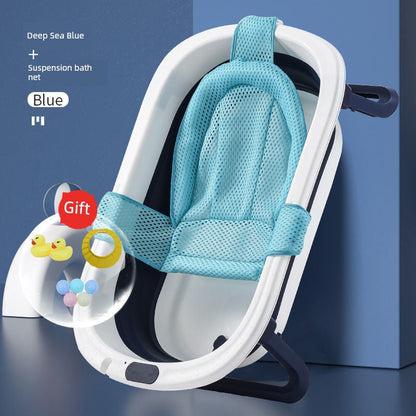 Baby Foldable Bathtub Bathtub Baby Lying Large Size Bath Bucket Kids Home Bath Newborn Children's Products
