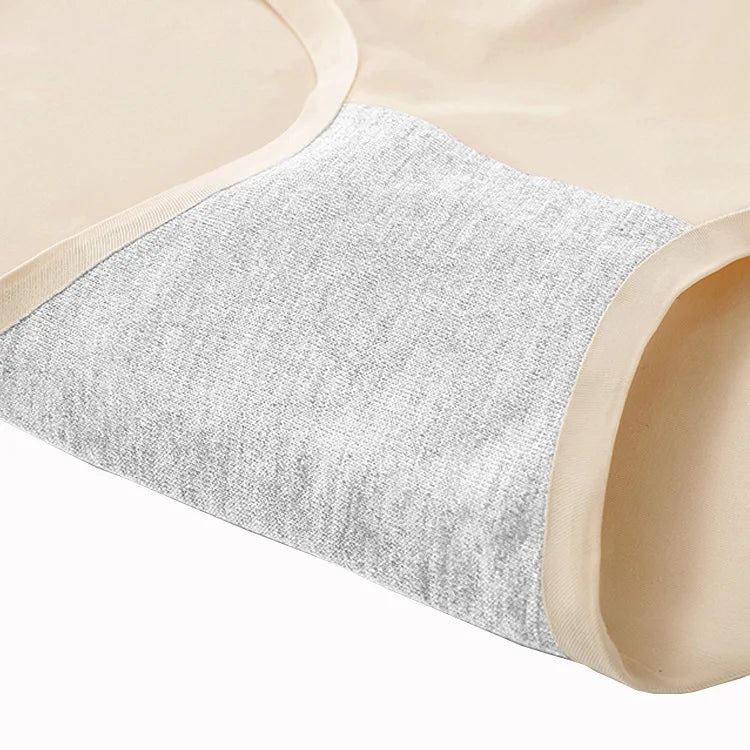 Seamless Ice Silk Comfort Panties For Women Mid-Waist