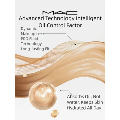 MAC Studio Fix Fluid 30ml - 24HR Matte Finish, Oil Control, Full Coverage Make Up Foundation (Shades: N12/NC12/NC15/N18)