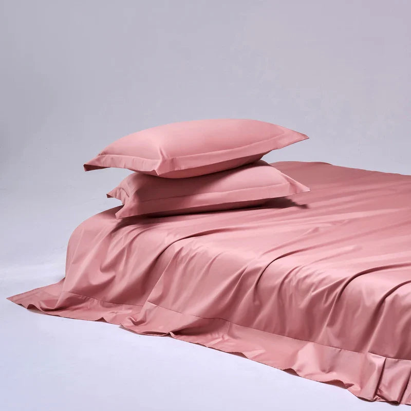 100% Egyptian Cotton Bed Sheet Set 1000TC Size Single, Double & Queen