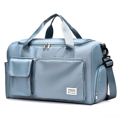 Carry On Travel Bag Large Capacity Bag with Compartment Sports Fitness Bags for Women