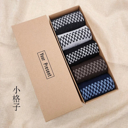 High Quality 5 Pairs Casual Cotton Male Boy Socks