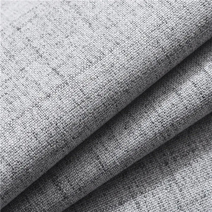 Linen 100% Blackout Curtains Water Proof Curtains for Living Room