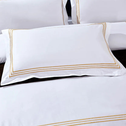 1pc Luxury 100% Egyptian Cotton Embroidery 5 stars Hotel Pillowcases