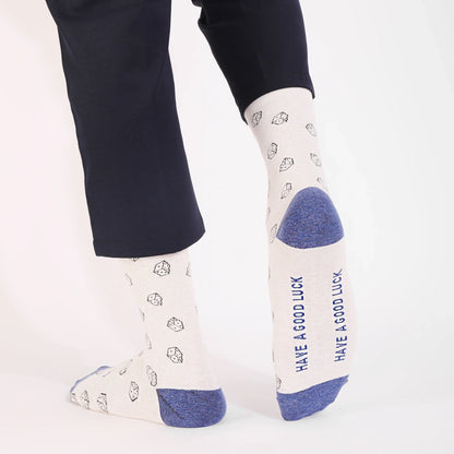 1Pairs Men's Fun Cool Breathable CottonCasual Socks Fun Patterns