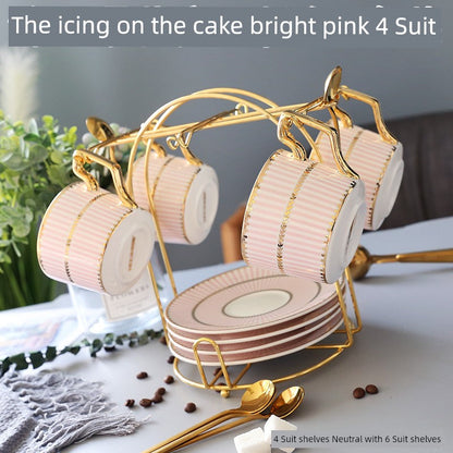 Luxury Gold Plated Ceramic Dinnerware