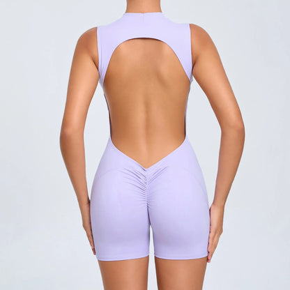 Women One-piece Sport Yoga Jumpsuit Workout Clothes