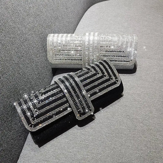 Diamond Crystal Evening Clutch Bag