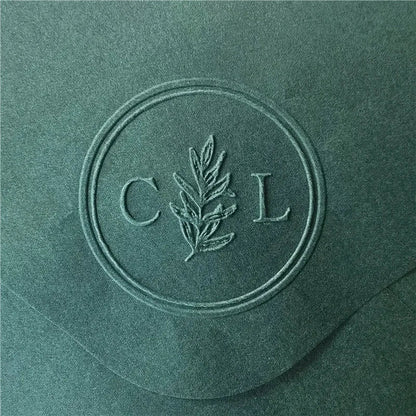 Custom Initials Embosser stamp,Book Embosser Personalized Wedding Embossing Stamp, Address Stamp, Form the Library Embosser