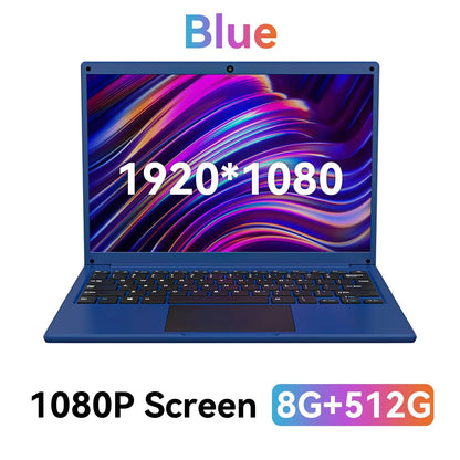 Adreamer Laptop 13.3 Inch Portable Laptops With Intel CPU 2.5K FHD IPS 8GB 1T SSD  2.5K FHD Display Notebook