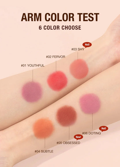 Lipstick Blush Stick 3-in-1 Eyes Cheek and Lip Tint Waterproof Lightweight Cream