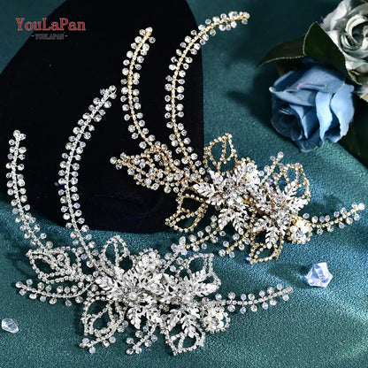 Wedding Hair Accessories Rhinestone Tiara Bridal Headdress Pageant Crown Hair Clip
