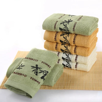 Luxury Bamboo Fiber Bathroom Towels Set