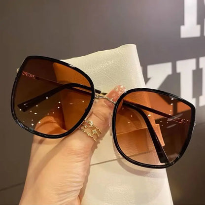 Cheetah Sun Glasses Shades Double Bridge Gradient UV400 Eyewear