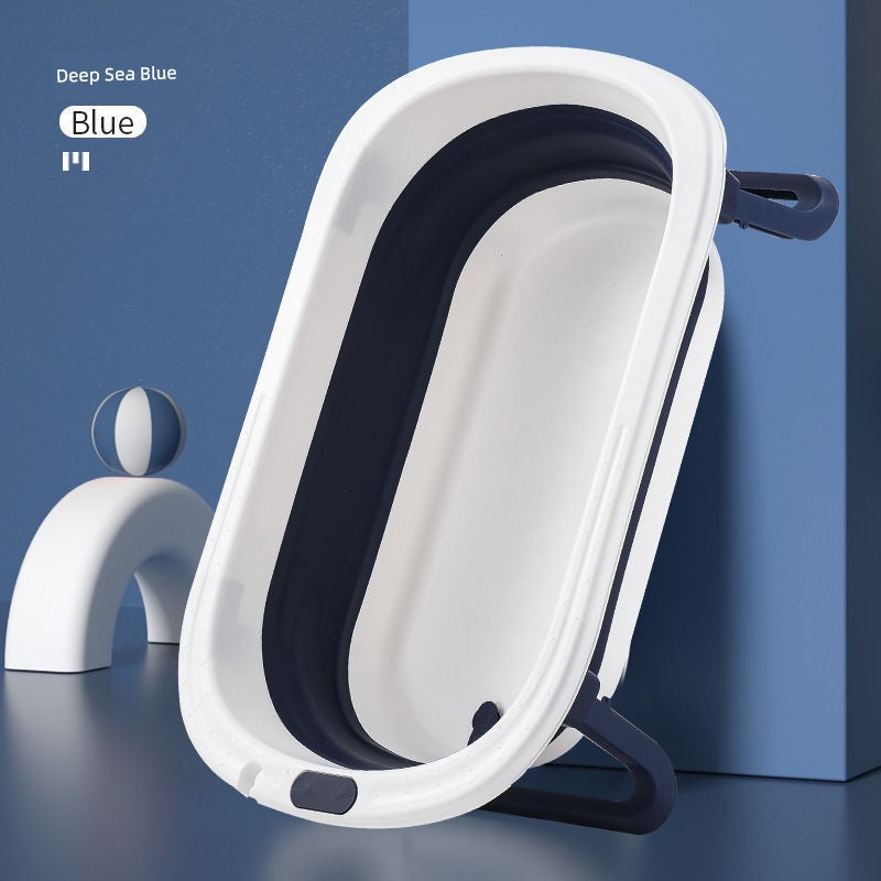 Baby Foldable Bathtub Bathtub Baby Lying Large Size Bath Bucket Kids Home Bath Newborn Children's Products