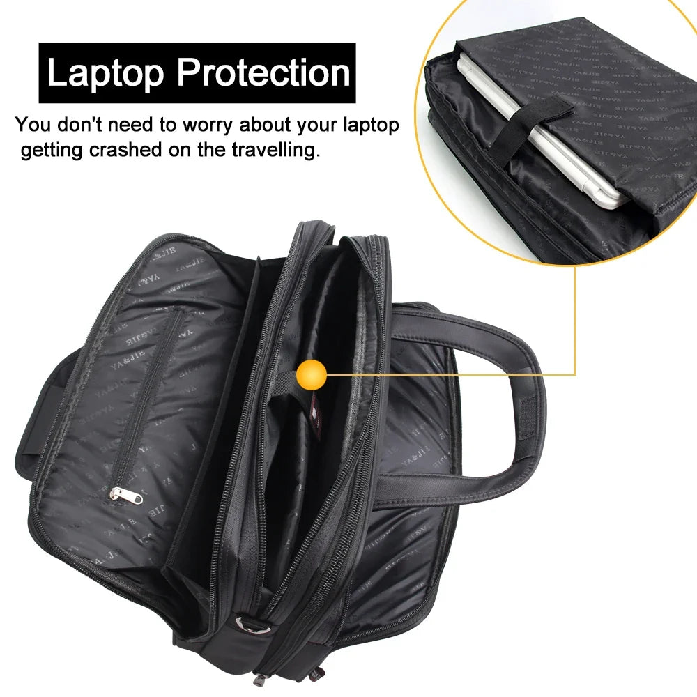 Large Capacity Business Briefcase in three sizes 15.6 inch, 17 inch & 19 inches
