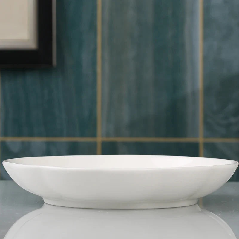 Large Size Cerc Bowl Set Creative Bowl Plate Combination Microwave Se Home Use Single 4 Pieces New 202 Dining Utensils