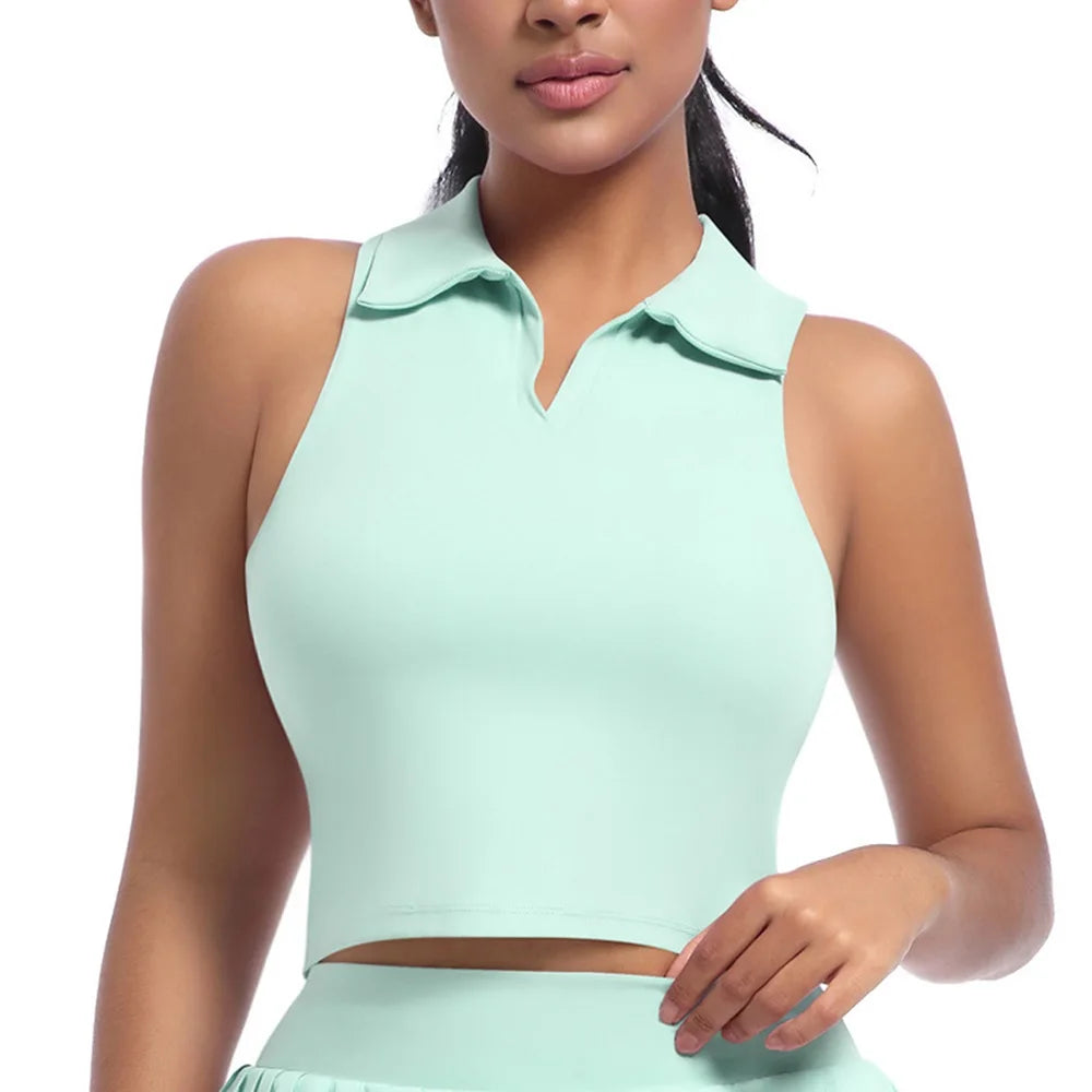 Women Gym Yoga Set Workout Sportswear Fitness Shirts Tracksuit High Waist Skirts Top Suit