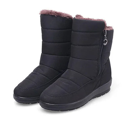BEYARNE Waterproof non-slip winter boots plus cotton velvet shoes for women warm large size 41 42