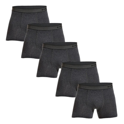 5Pcs Men's Cotton Underwear Short Boxers