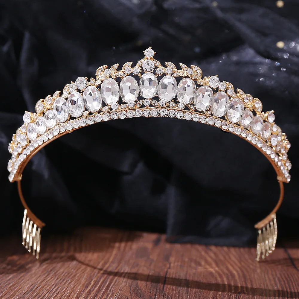 Bridal Luxury Crystal Tiara For Women