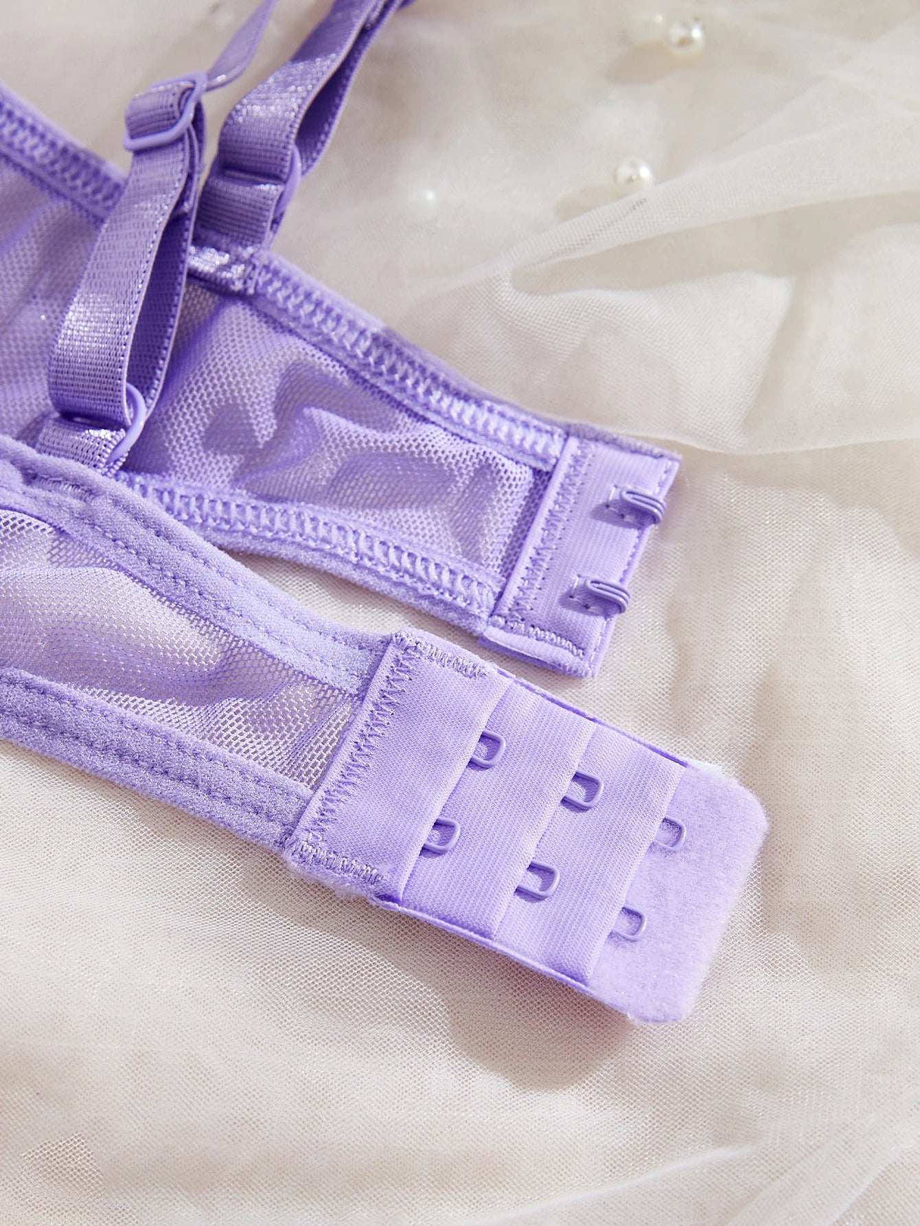 Women Sexy Lingerie Lace Transparent Underwear Fairy Embroidery Sets