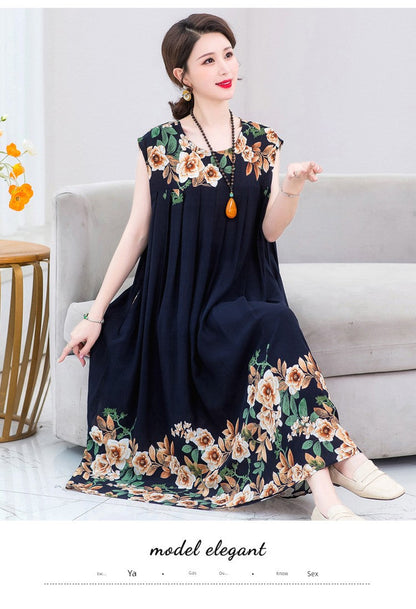 Summer Pure Cotton Stylish Extra Large Size 110.00kg Dress or Sleepwear