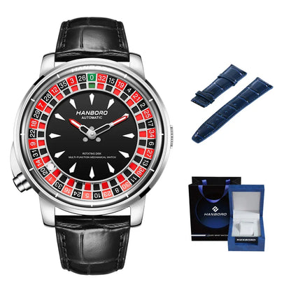 Men's fully automatic mechanical watch roulette wheel