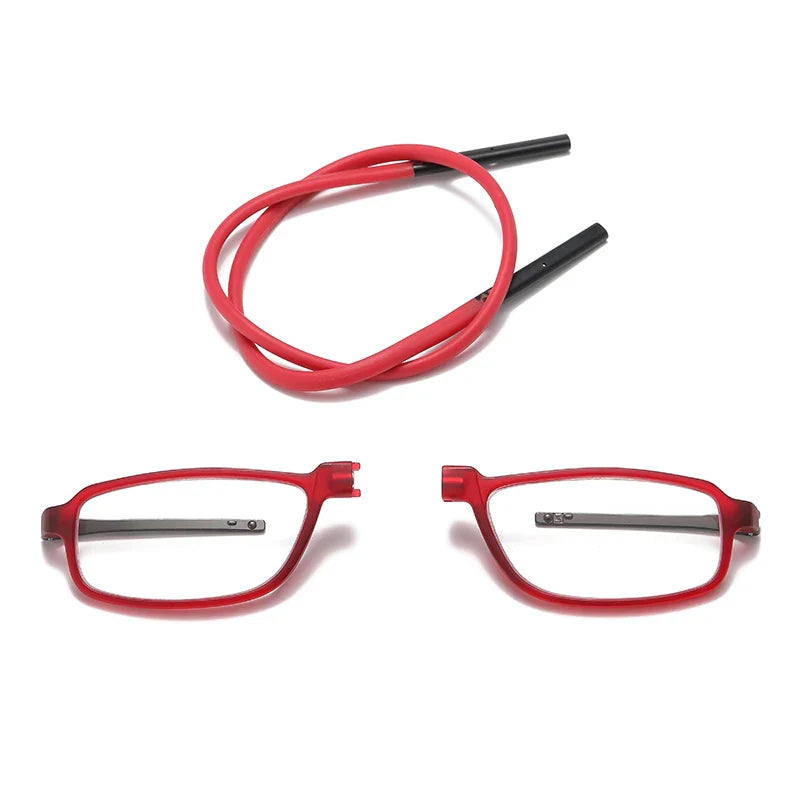 DML Ultralight Reading Men Women Glasses Hanging Stretch Anti-fatigue Presbyopia Unisex Glasses Diopter +1.5+3.5