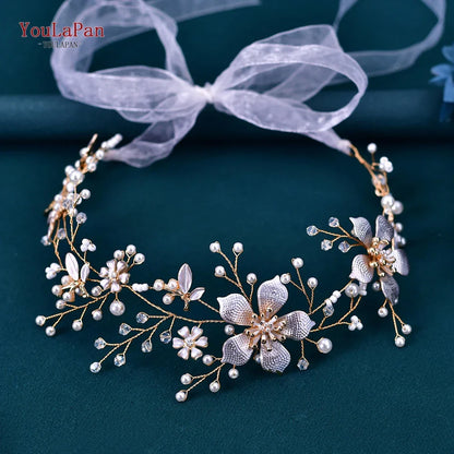 Wedding Dress Belt Sash for Woman Bridal Bridesmaid Floral Belt